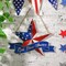 4th of July Wooden Decoration, 250th Anniversary Patriotic Hanging Door Sign, Rustic American Flag Wooden Plaque for Independence Day, Memorial Day, Porch & Wall Decor
